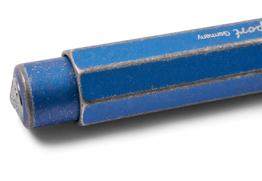Шариковая ручка Kaweco AL Sport Stonewashed Blue, артикул 10000730. Фото 3