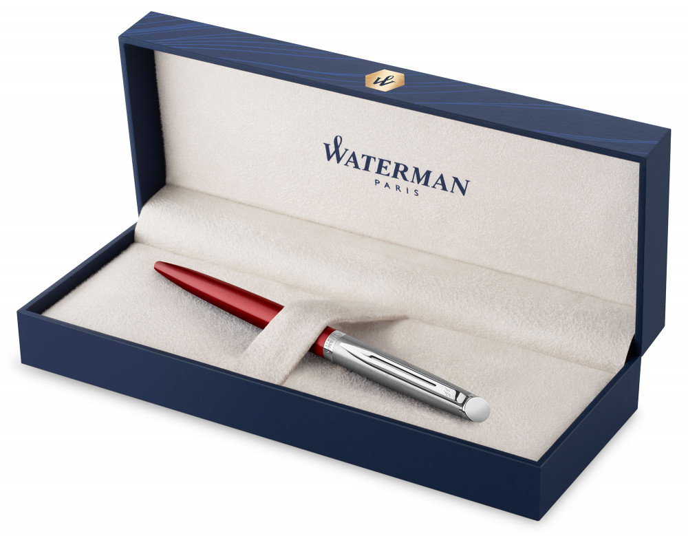 Шариковая ручка Waterman Hemisphere Entry Stainless Steel Red, артикул 2146626. Фото 4