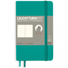 Записная книжка Leuchtturm Pocket A6 Emerald мягкая обложка 123 стр