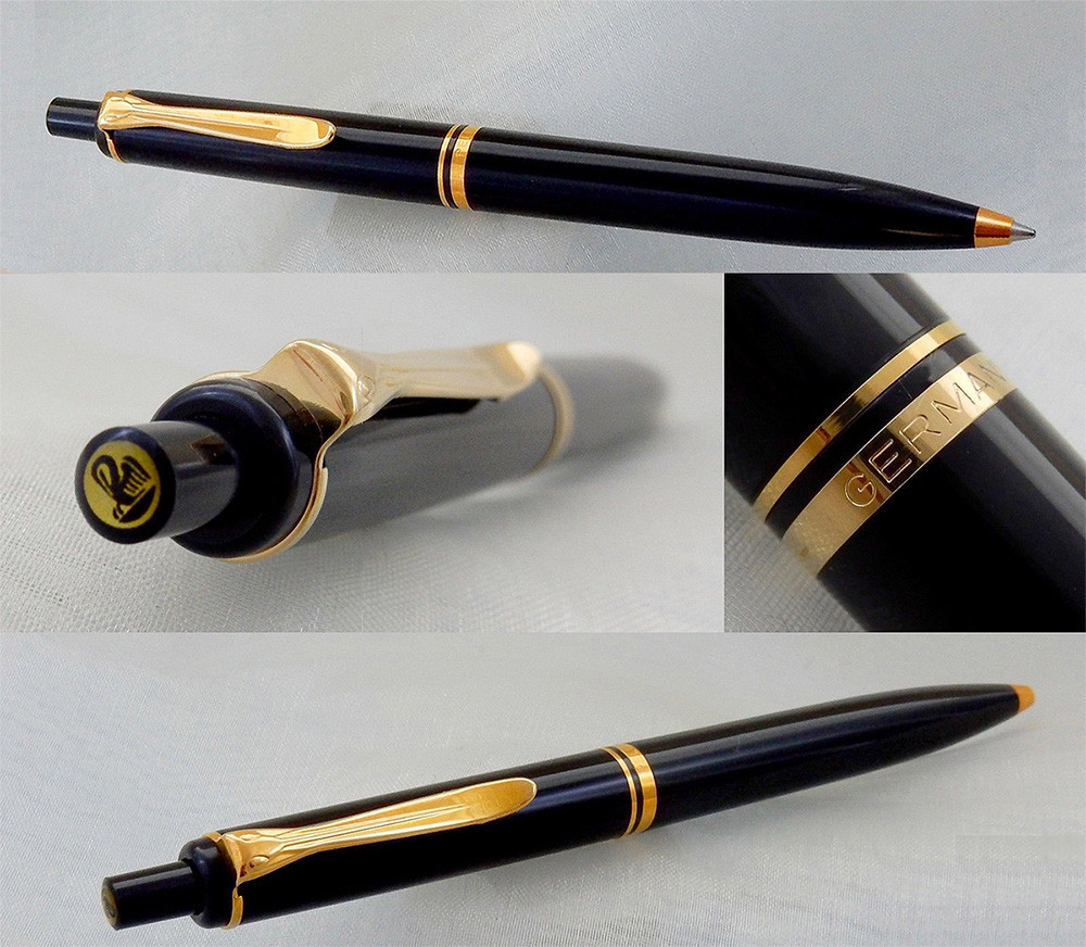 Шариковая ручка Pelikan Elegance Classic K200 Black GT, артикул 996686. Фото 2