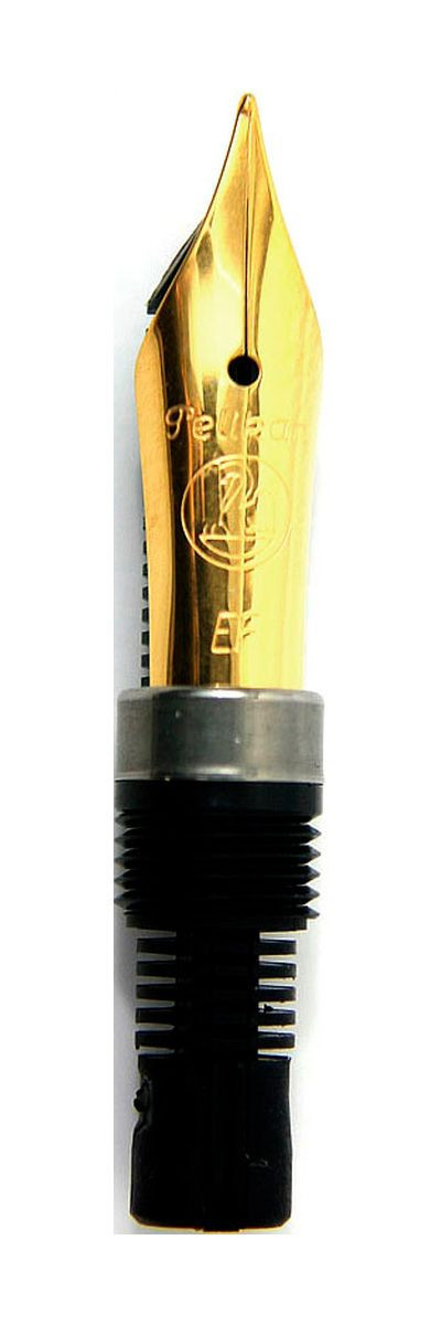 Сменное перо Pelikan для перьевой ручки Elegance Classic сталь/позолота EF (очень тонкое), артикул PL969139. Фото 1