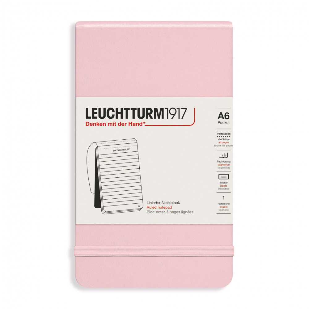 Блокнот Leuchtturm Reporter Pocket A6 Powder твердая обложка 188 стр, артикул 364412. Фото 12