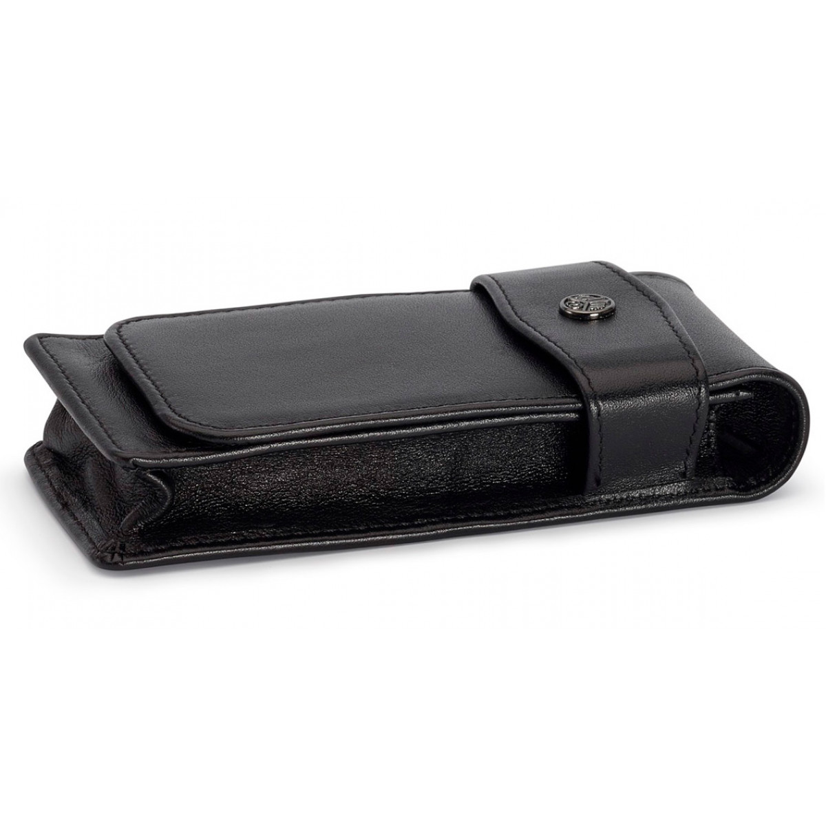 Кожаный чехол Flap для трех ручек Kaweco Sport черный, 10000268 Кожаный чехол Flap для трех ручек Kaweco Sport черный, артикул 10000268. Фото 1