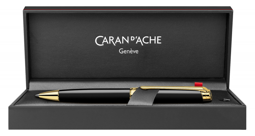 Шариковая ручка Caran d'Ache Leman Black Lacquer GP, артикул 4789.282. Фото 2