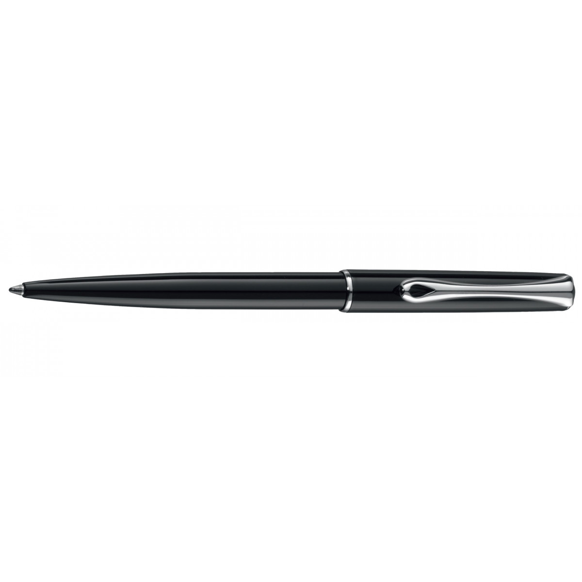 Шариковая ручка Diplomat Traveller Black Lacquer, D10424968 Шариковая ручка Diplomat Traveller Black Lacquer, артикул D10424968. Фото 1