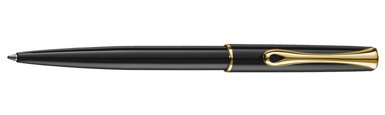 Шариковая ручка Diplomat Traveller Black Gold, артикул D40706040. Фото 1