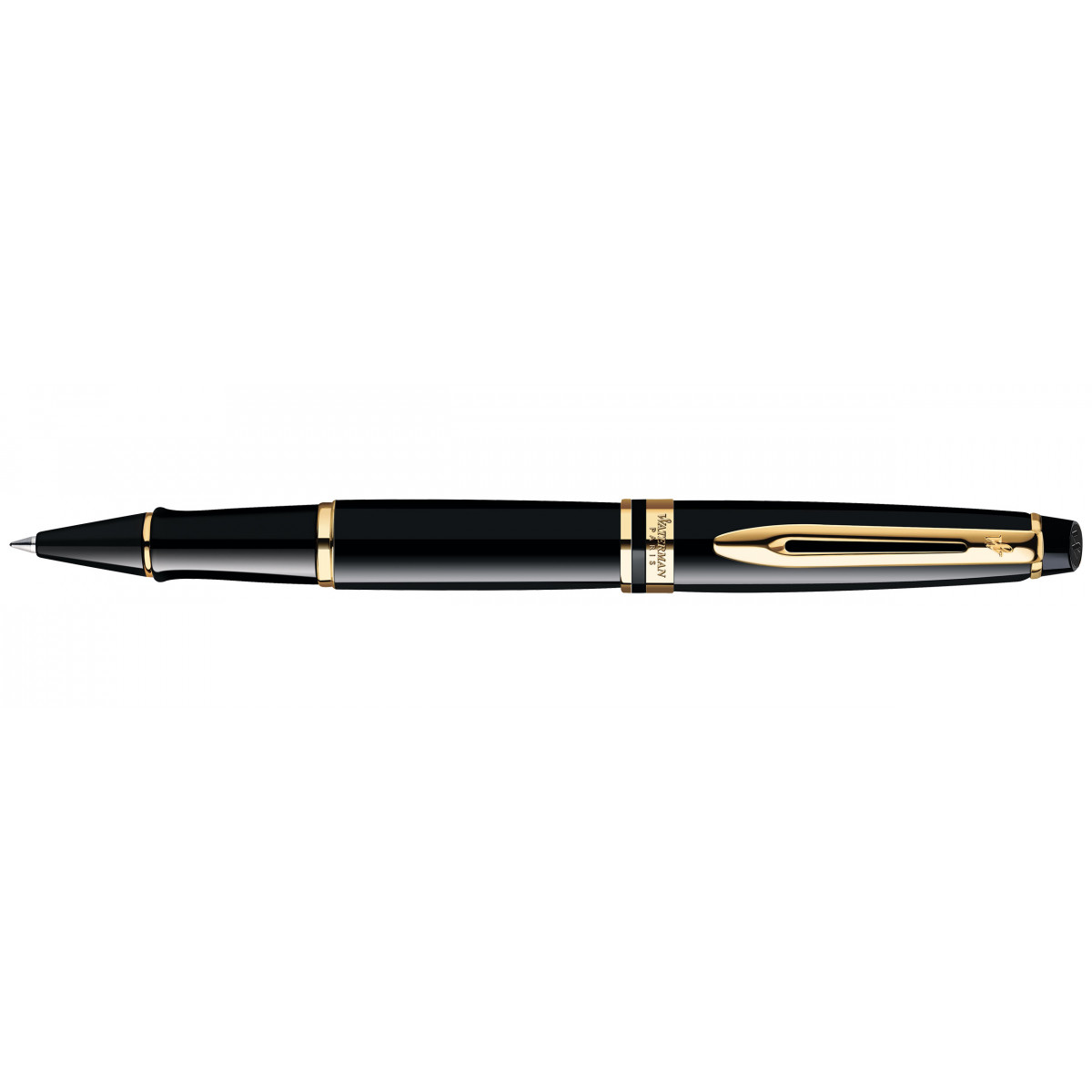 Ручка-роллер Waterman Expert Black Lacque GT, артикул S0951680. Фото 1