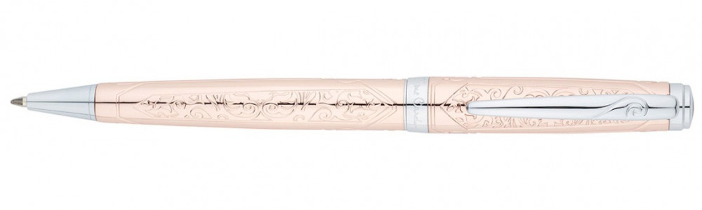 Шариковая ручка Pierre Cardin Renaissance розовое золото гравировка, артикул PC6900BP-R. Фото 1