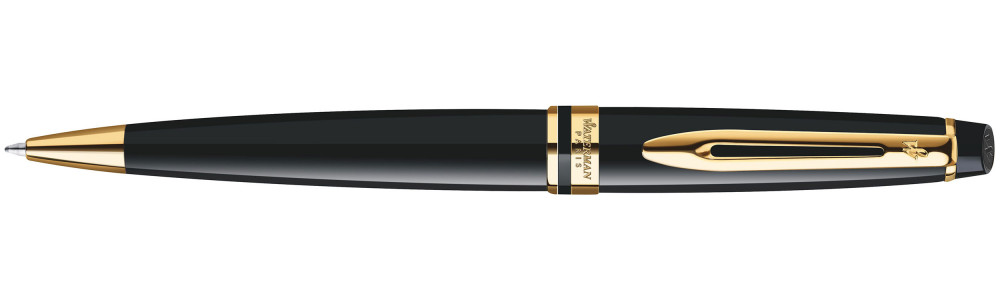 Шариковая ручка Waterman Expert Black Lacque GT, артикул S0951700. Фото 1