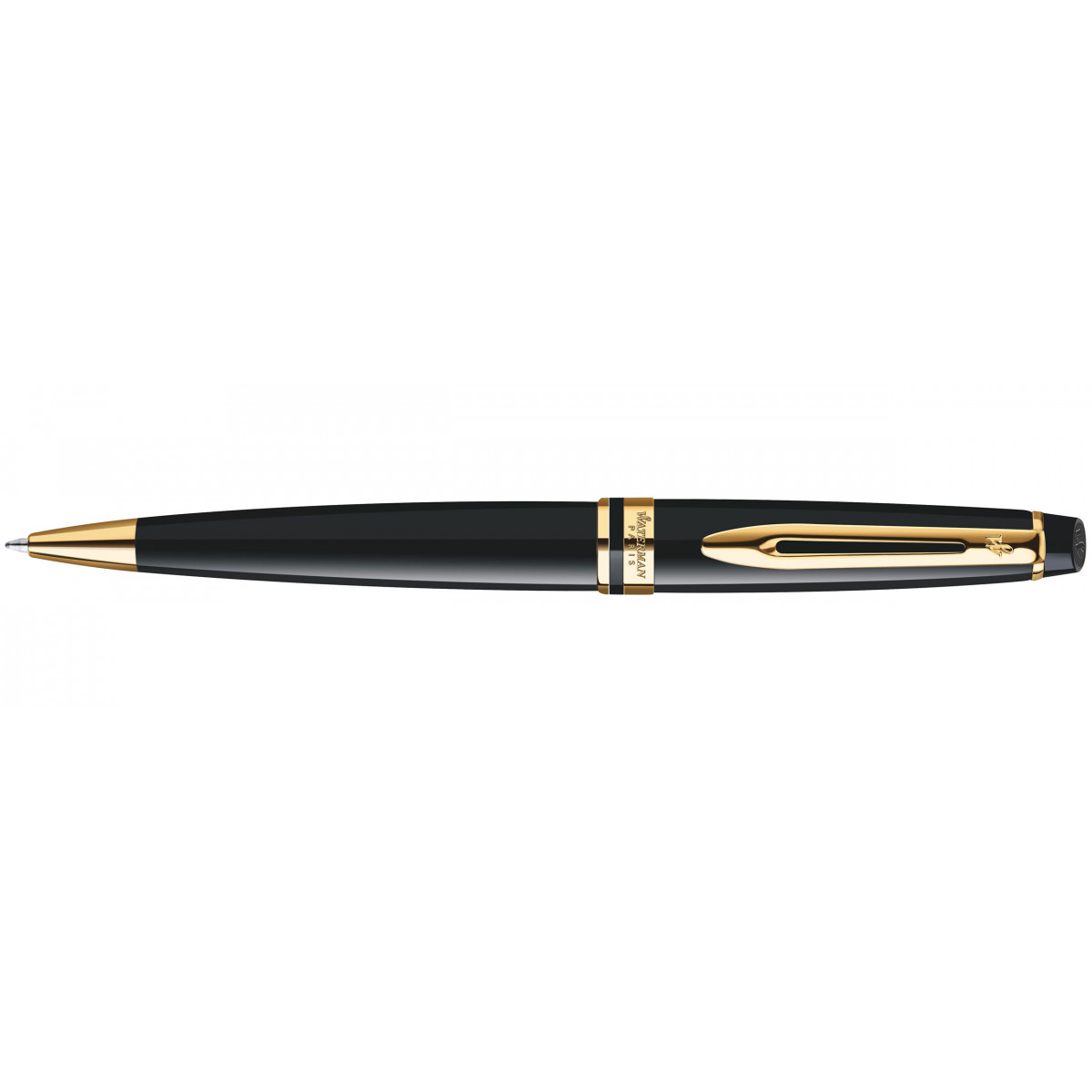 Шариковая ручка Waterman Expert Black Lacque GT, артикул S0951700. Фото 1