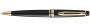 Шариковая ручка Waterman Expert Black Lacque GT
