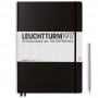 Записная книжка Leuchtturm Master A4+ Black твердая обложка 235 стр