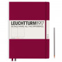 Записная книжка Leuchtturm Master Slim A4+ Port Red твердая обложка 123 стр