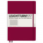 Записная книжка Leuchtturm Master Slim A4+ Port Red твердая обложка 123 стр