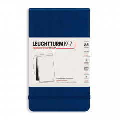 Блокнот Leuchtturm Reporter Pocket A6 Navy твердая обложка 188 стр