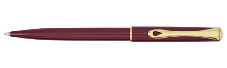 Шариковая ручка Diplomat Traveller Dark Red Gold, артикул D40709040. Фото 1
