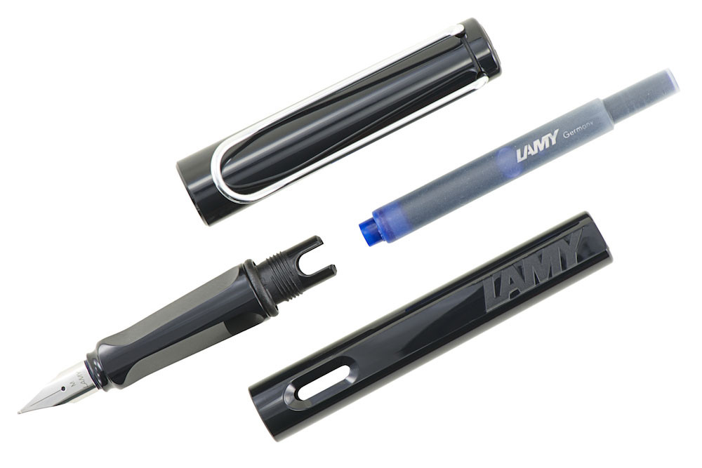 Перьевая ручка Lamy Safari Shiny Black, артикул 4000241. Фото 4