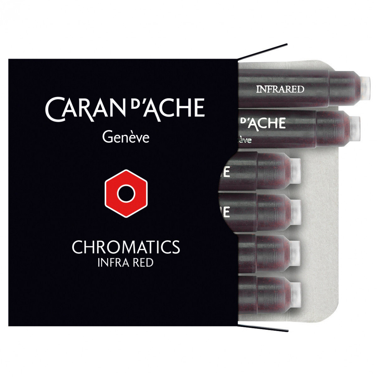 Картриджи Caran d'Ache Chromatics Infrared для перьевых ручек, 8021.070 Картриджи Caran d'Ache Chromatics Infrared для перьевых ручек, артикул 8021.070. Фото 1