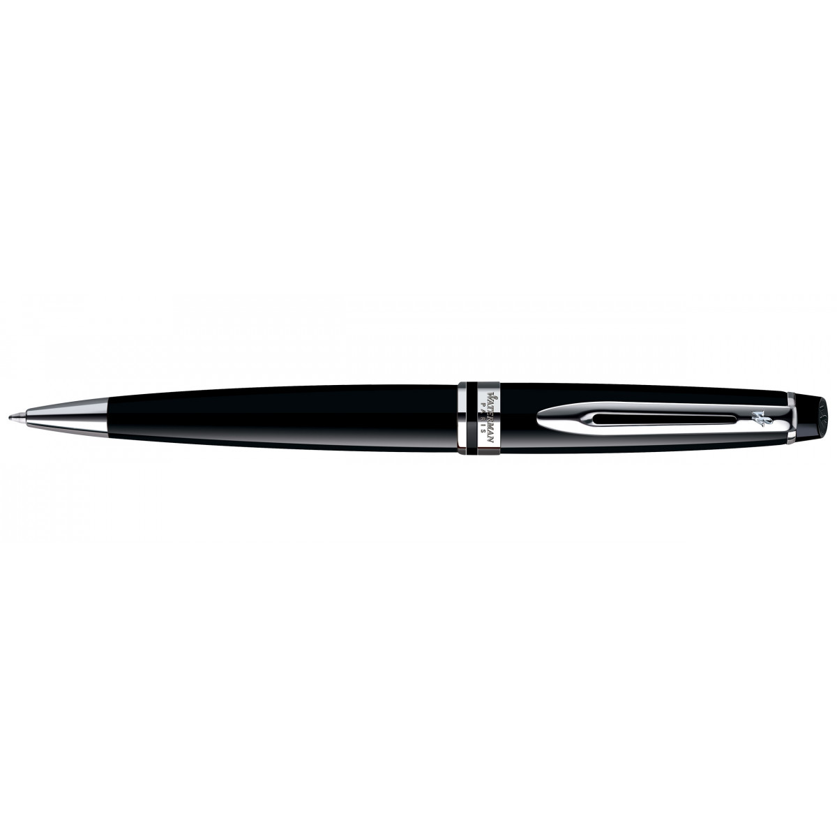 Шариковая ручка Waterman Expert Black Lacque CT, S0951800 Шариковая ручка Waterman Expert Black Lacque CT, артикул S0951800. Фото 1