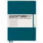 Записная книжка Leuchtturm Master Slim A4+ Pacific Green твердая обложка 123 стр