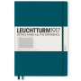 Записная книжка Leuchtturm Master Slim A4+ Pacific Green твердая обложка 123 стр