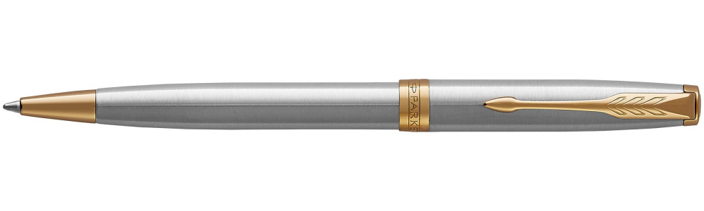 Шариковая ручка Parker Sonnet Stainless Steel GT, артикул 1931507. Фото 1