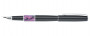 Перьевая ручка Pierre Cardin Libra черный лак фиолетовая вставка из акрила