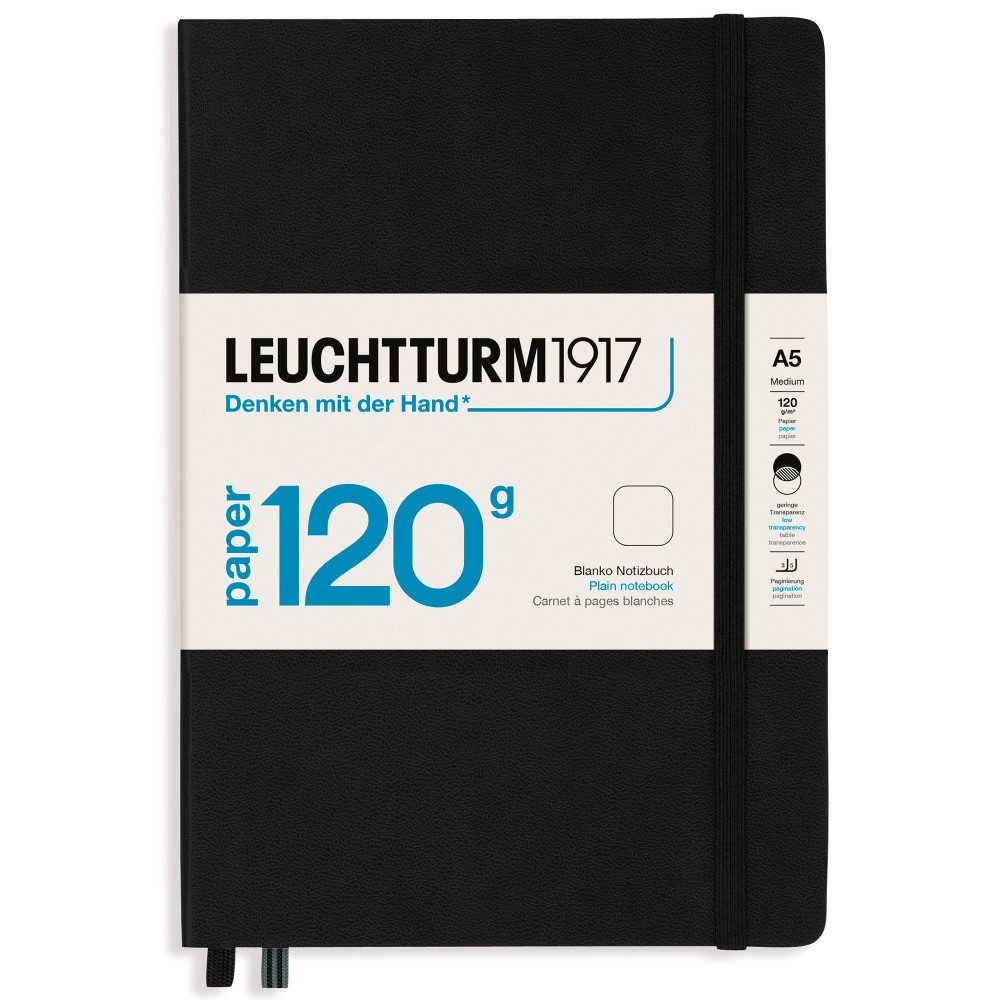 Блокнот Leuchtturm Edition 120G A5 Black твердая обложка 203 стр, артикул 363534. Фото 7