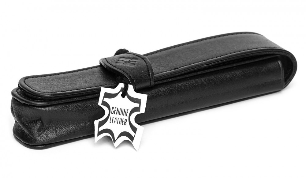 Кожаный чехол для ручки Diplomat черный, артикул D41000001. Фото 2