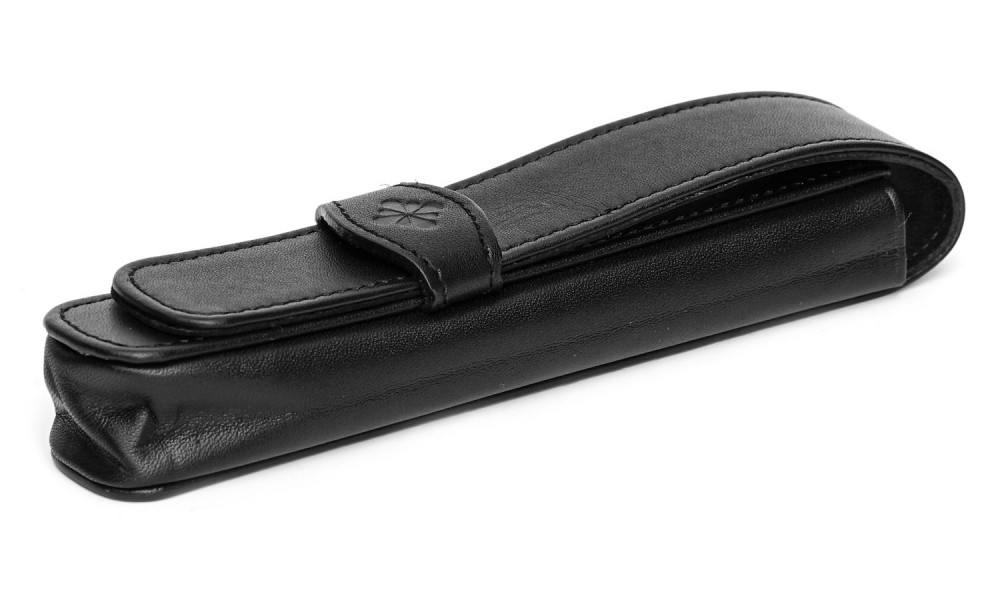 Кожаный чехол для ручки Diplomat черный, артикул D41000001. Фото 1