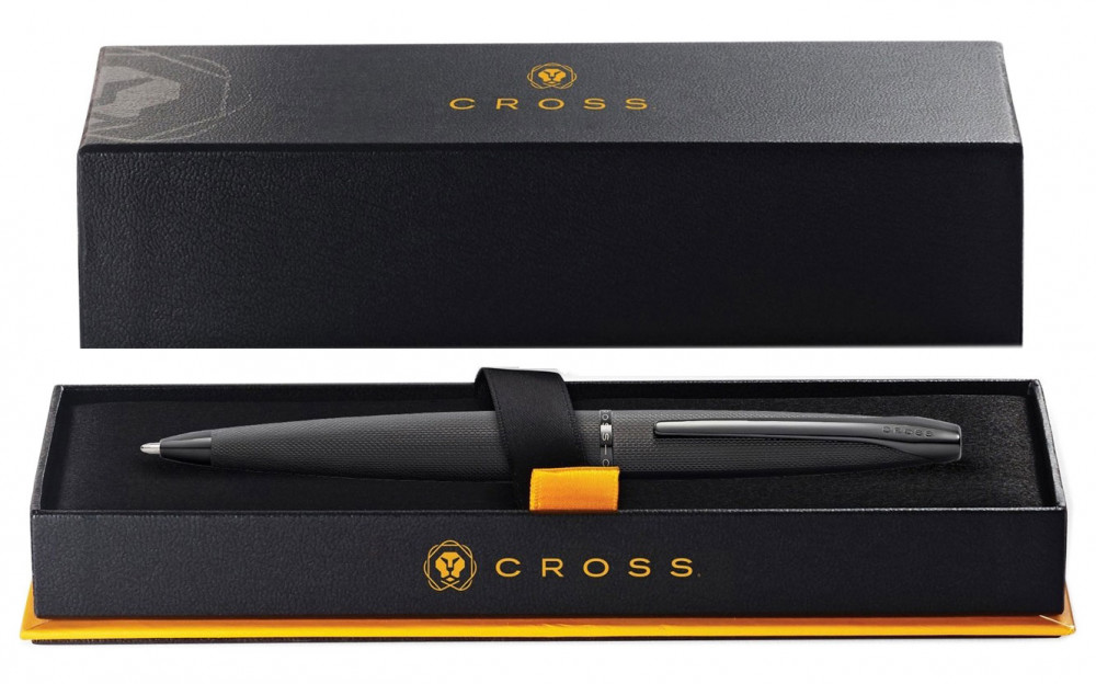 Шариковая ручка Cross ATX Brushed Black PVD, артикул 882-41. Фото 4