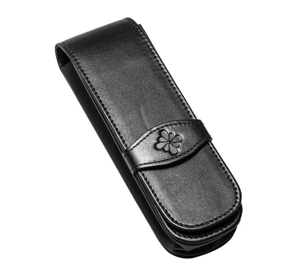 Кожаный чехол для двух ручек Diplomat черный, артикул D90129867. Фото 1