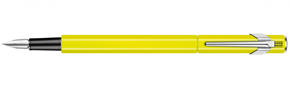 Перьевая ручка Caran d'Ache Office 849 Fluorescent Yellow, артикул 842.470. Фото 1