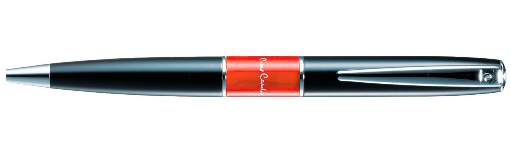 Шариковая ручка Pierre Cardin Libra черный лак красная вставка из акрила, артикул PC3402BP. Фото 1