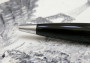 Шариковая ручка Pierre Cardin Libra черный лак красная вставка из акрила