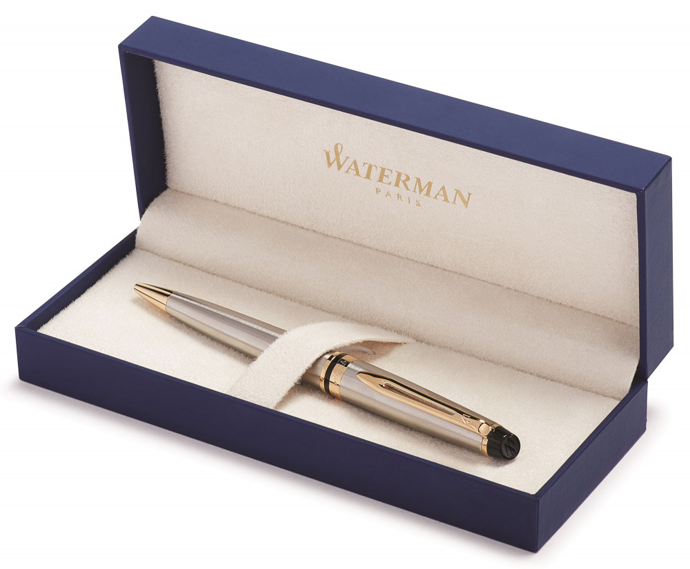 Шариковая ручка Waterman Expert Stainless Steel GT, артикул S0952000. Фото 2