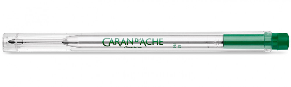 Стержень для шариковой ручки Caran d'Ache Goliath M (средний) зеленый, артикул 8418.000. Фото 1