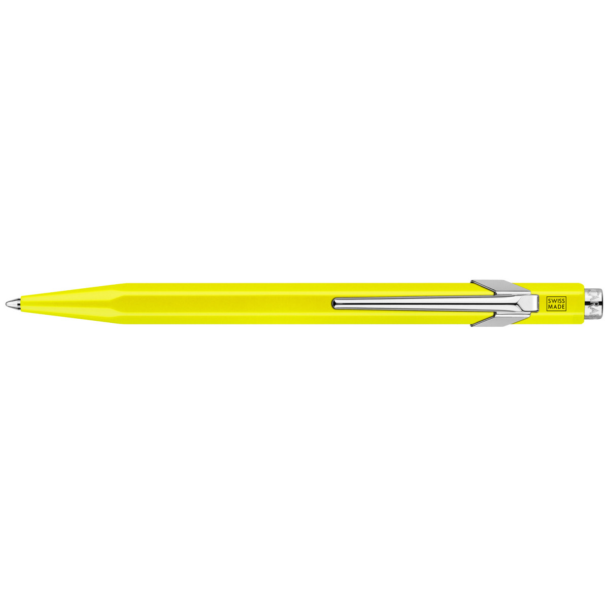 Шариковая ручка Caran d'Ache Office 849 Popline Fluorescent Yellow, артикул 849.970. Фото 1