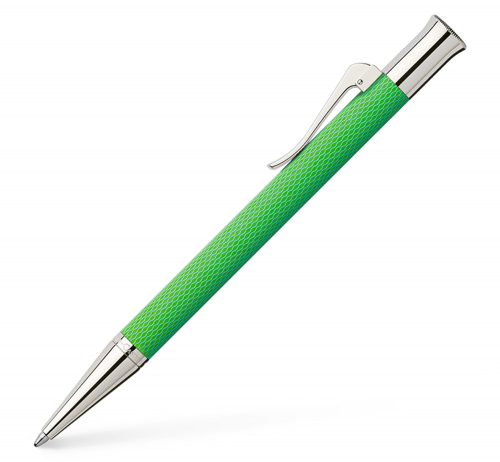 Шариковая ручка Graf von Faber-Castell Guilloche Viper Green, артикул 145264. Фото 2