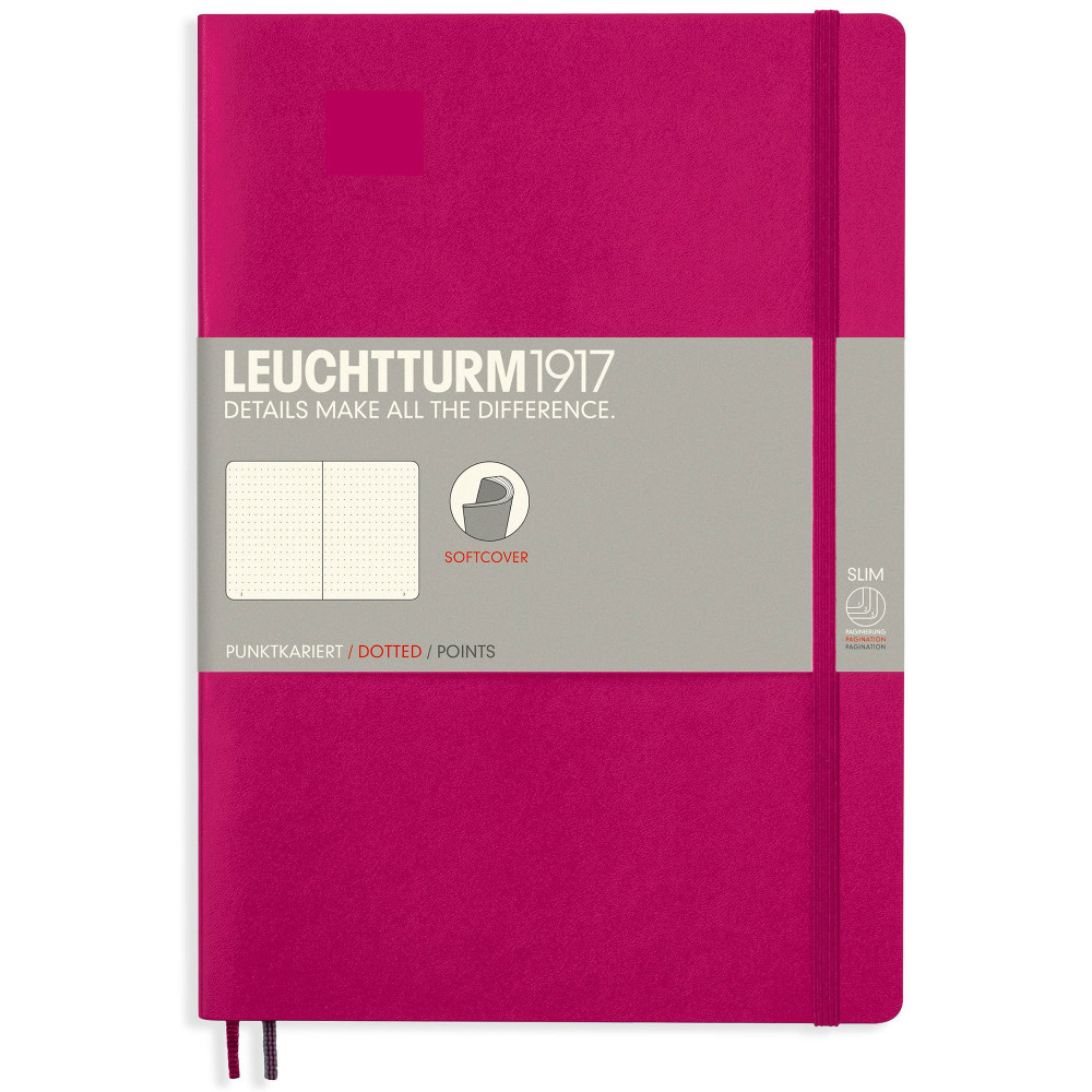 Записная книжка Leuchtturm Composition B5 Berry мягкая обложка 123 стр, артикул 355283. Фото 1