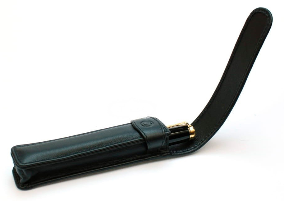 Кожаный чехол для ручки Pelikan TG11 черный, артикул PL923409. Фото 2