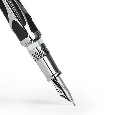 Перьевая ручка Visconti Torpedo Carbon Tubular Limited Edition, артикул visconti_torpedo_fountain_pen_01a_-_skeleton_nib_cut. Фото 3