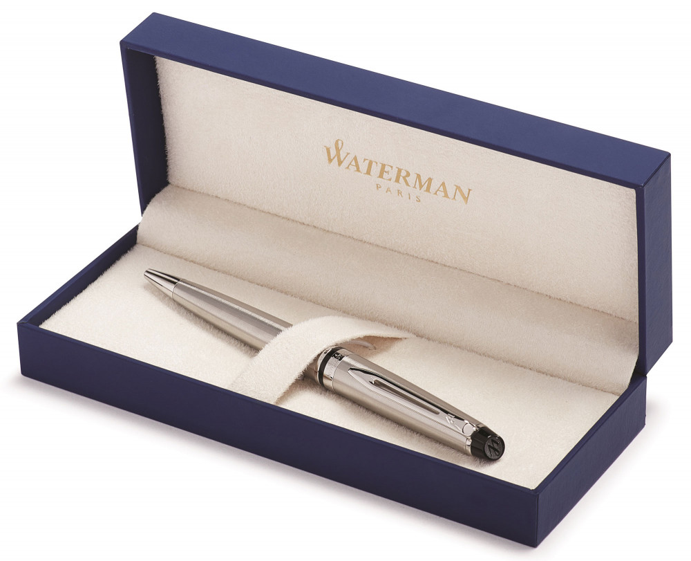Шариковая ручка Waterman Expert Stainless Steel CT, артикул S0952100. Фото 2