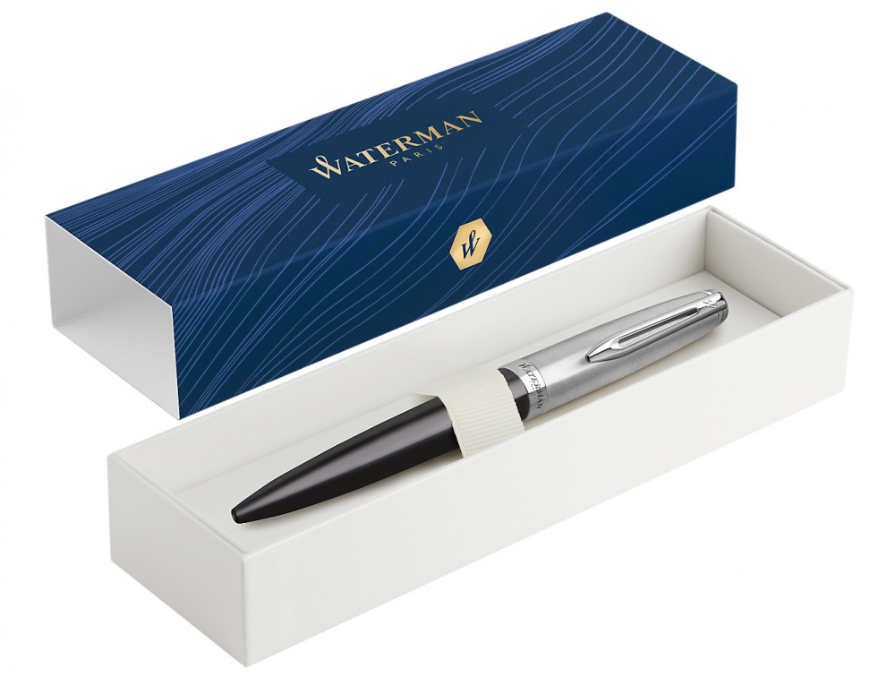 Шариковая ручка Waterman Embleme Black CT, артикул 2100379. Фото 2