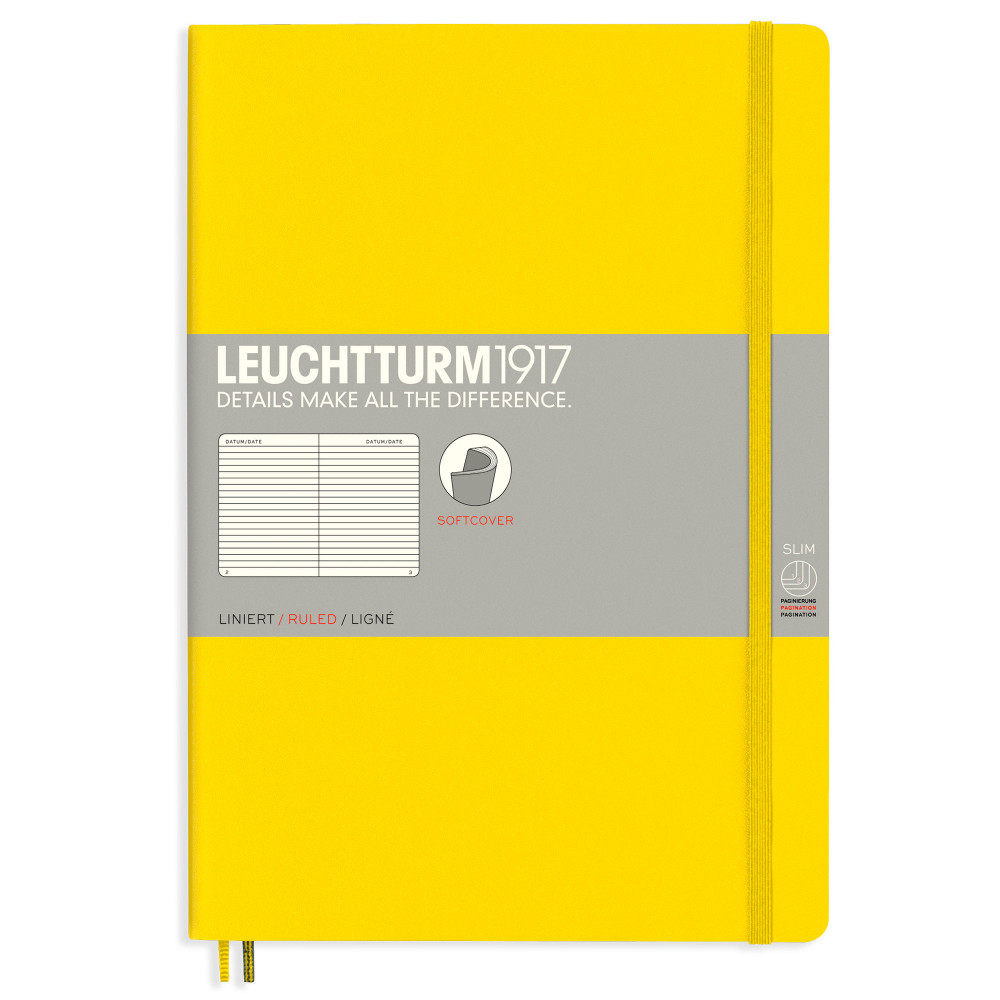 Записная книжка Leuchtturm Composition B5 Lemon мягкая обложка 123 стр, артикул 355289. Фото 8