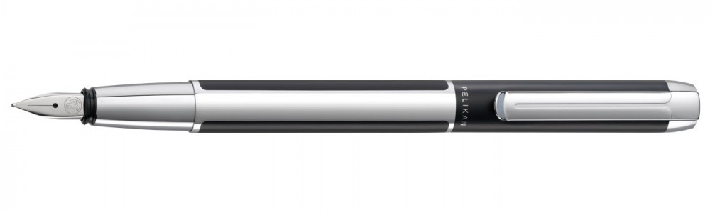 Перьевая ручка Pelikan Elegance Pura P40 Black Silver, артикул 904888. Фото 1
