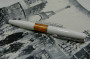 Шариковая ручка Pierre Cardin Libra белый лак оранжевая вставка из акрила