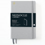 Записная книжка Leuchtturm Monocle B6+ Light Grey твердая обложка из льна 181 стр