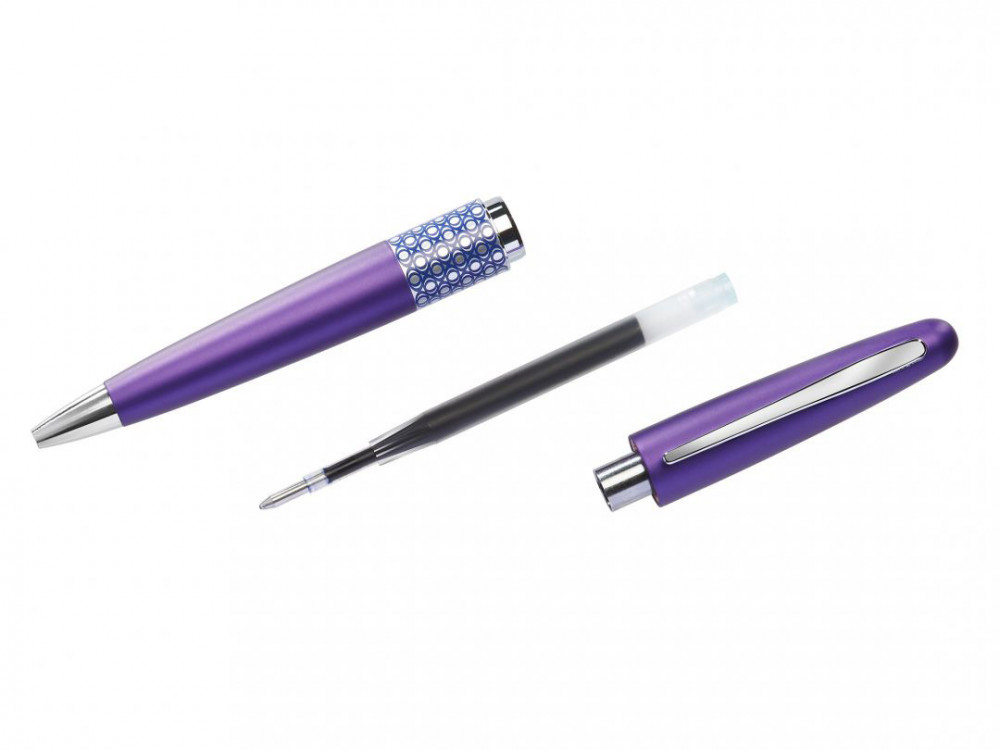 Шариковая ручка Pilot MR Retro Pop Metallic Violet, артикул bp-mr3-m-ep. Фото 3