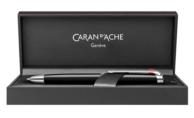 Многофункциональная ручка Caran d'Ache Leman Bi-Fonction Black SP, артикул 4759.782. Фото 4